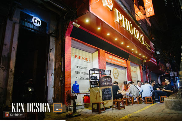 thiết kế quán cafe bình dân